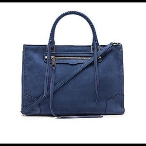 NWT Rebecca Minkoff Reagan Satchel Tote True Navy